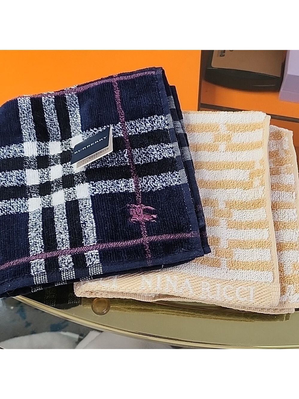 Burberry / Nina Ricci face towel  Cotton